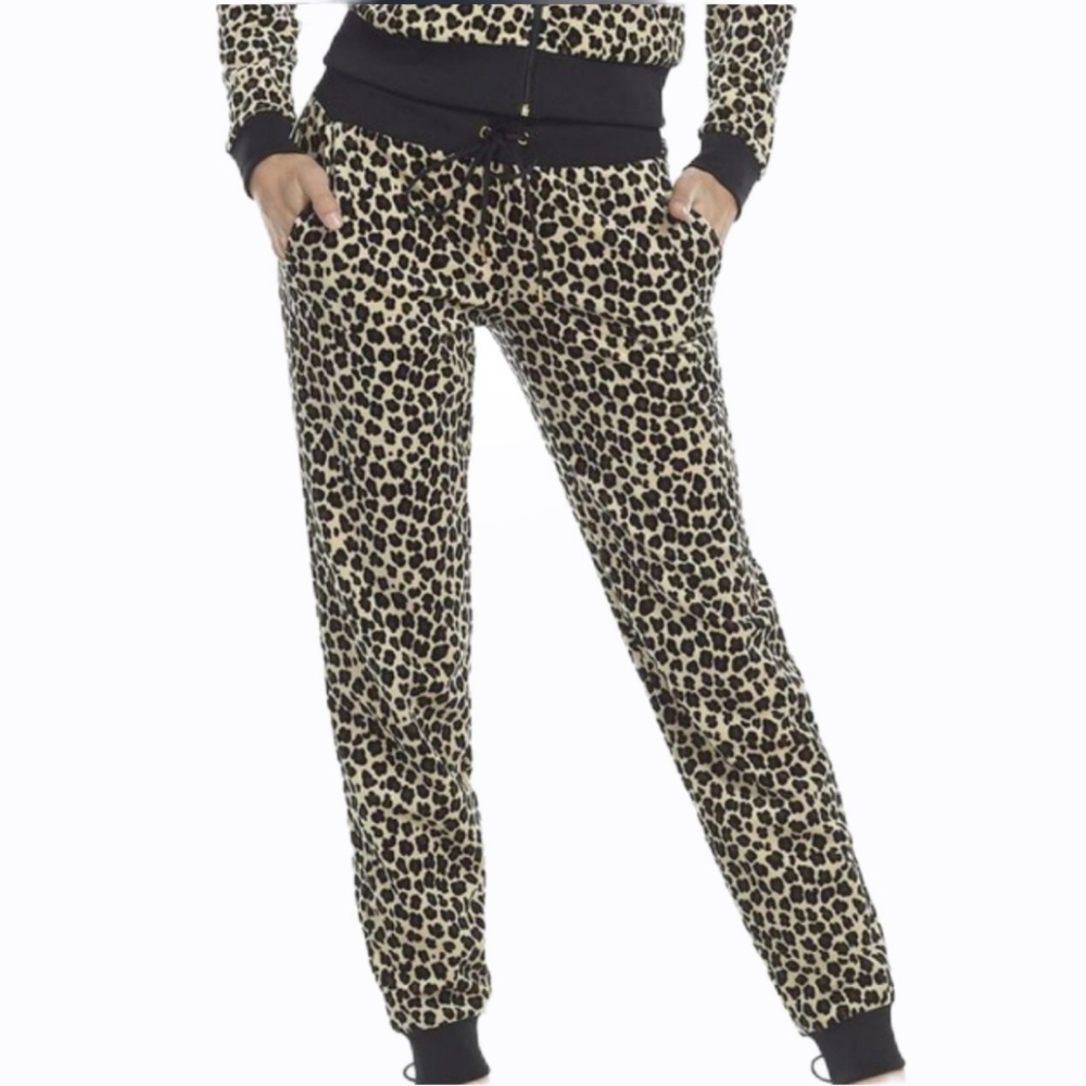 Juicy Couture Leopard Jogger Pants